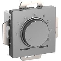 Терморегулятор механический с датчиком без рамки Systeme Electric AtlasDesign 0С +45С алюминий картинка
